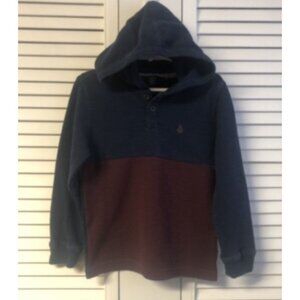 Volcom Size 4t Pullover Hooded Thermal Waffle Top